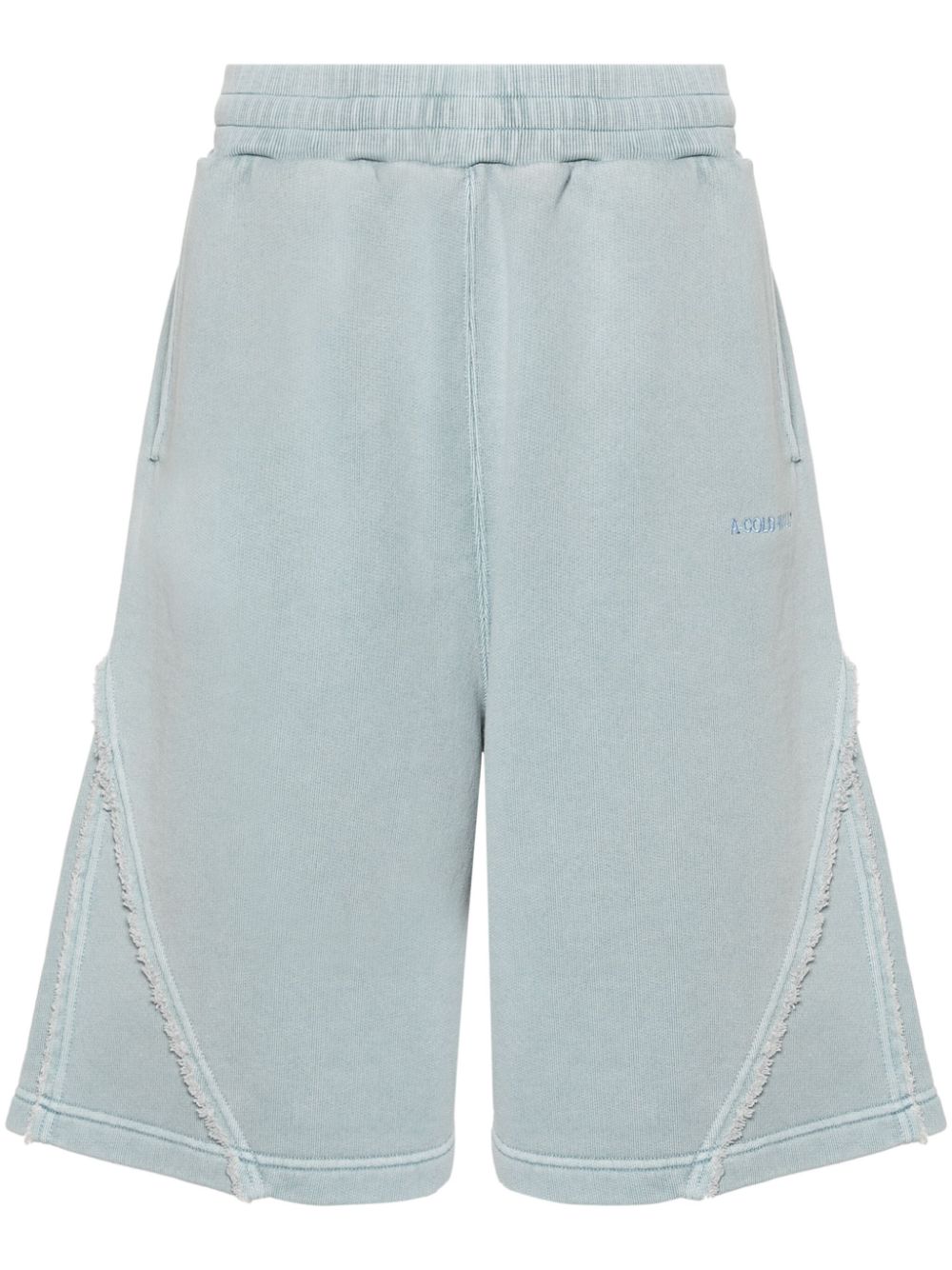 Cubist cotton track shorts - Blue