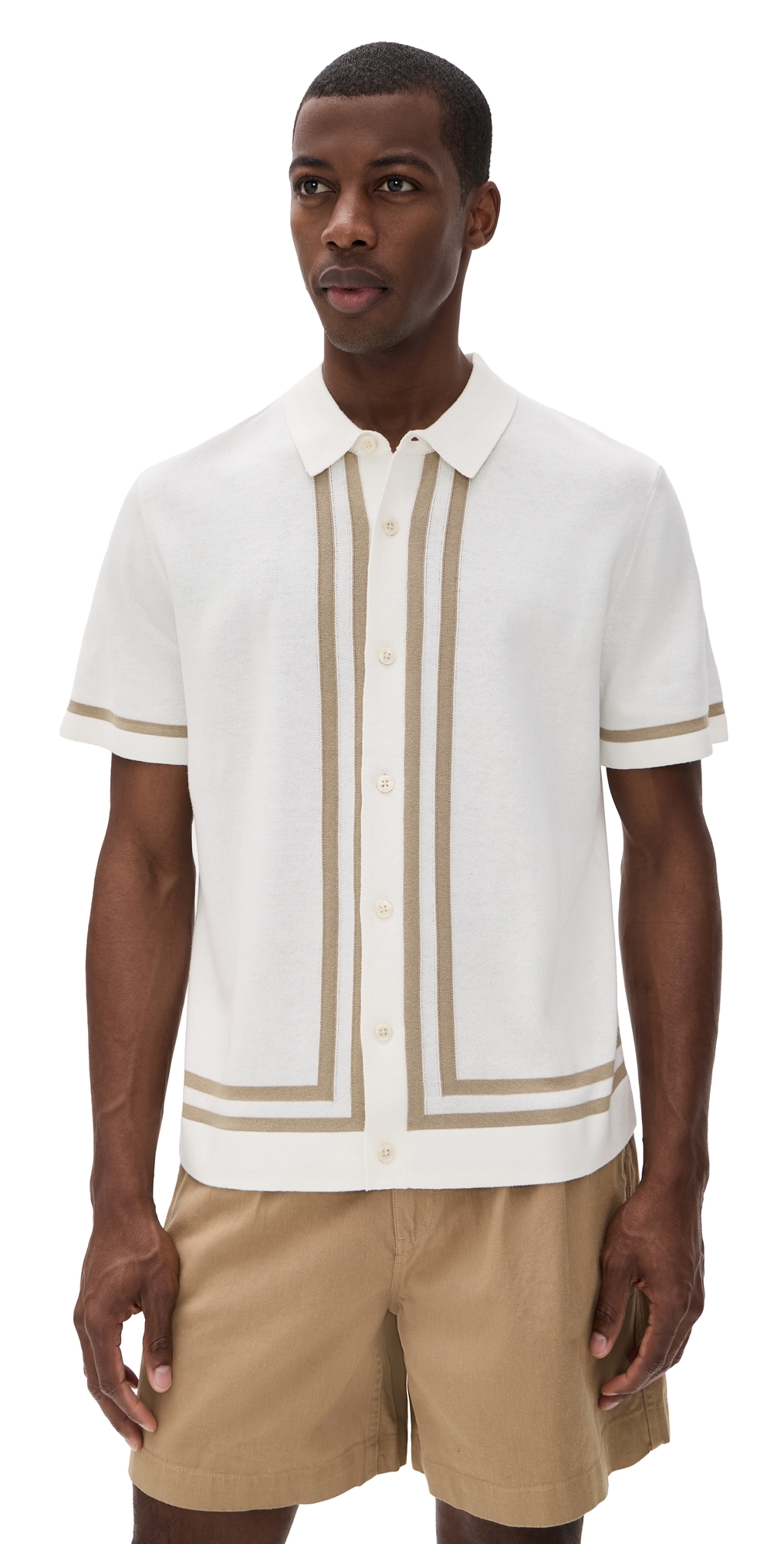 Leo Shirt White Cashew