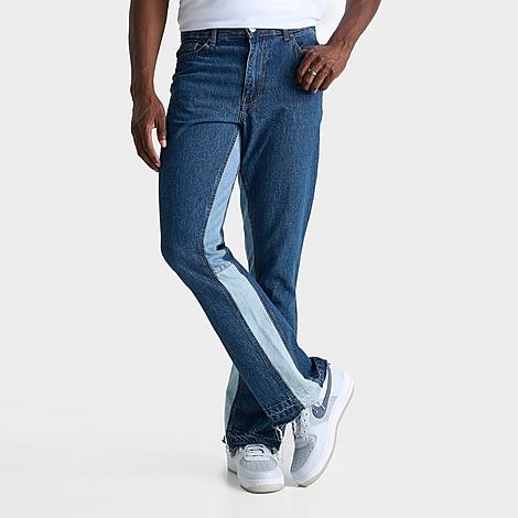 Men's Reyer Flare Denim Jeans in Mid Wash Denim 