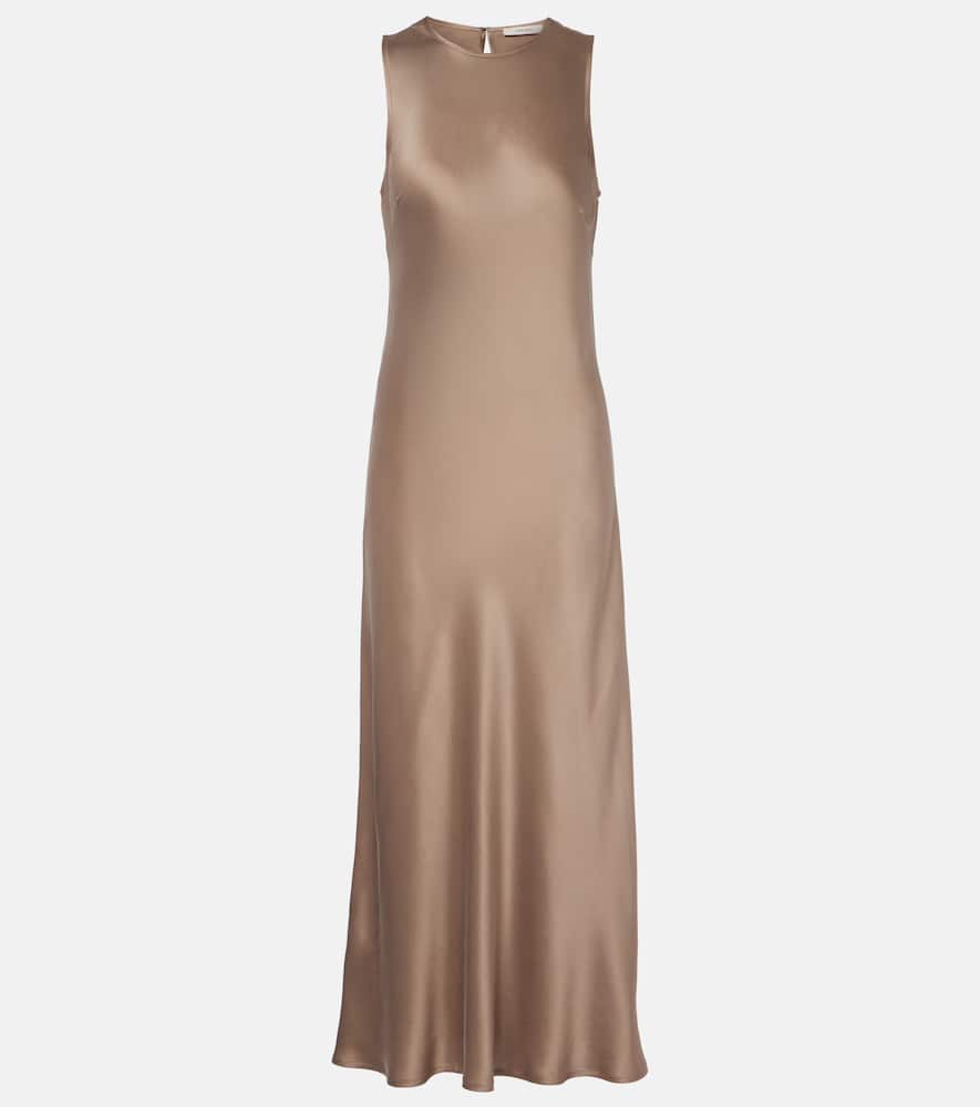 Valencia silk charmeuse maxi dress