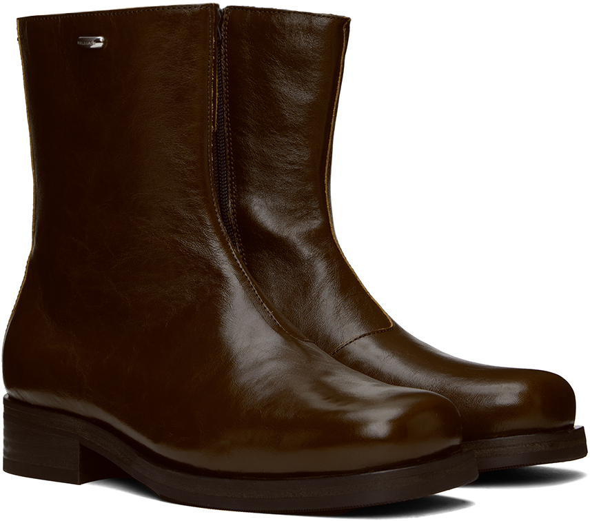 OUR LEGACY Brown Camion Boots