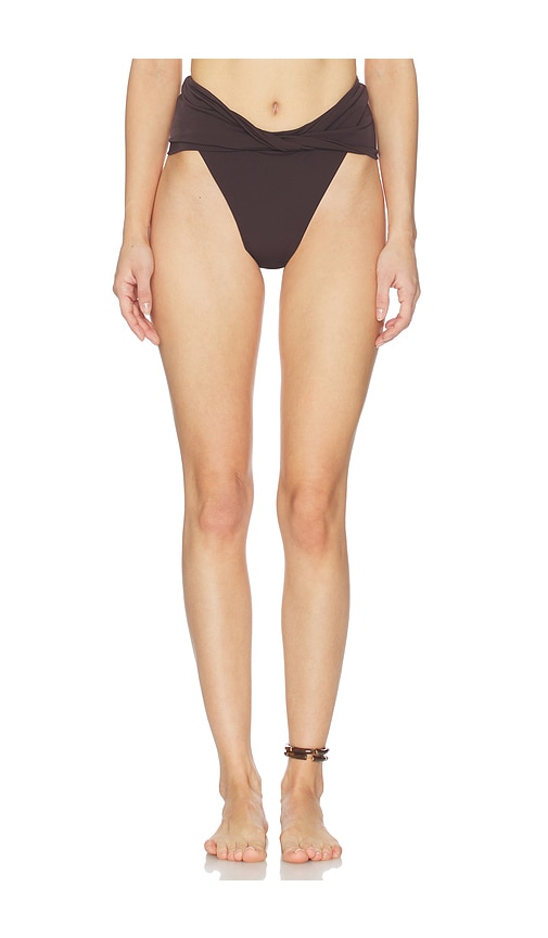 Agua Bendita x REVOLVE Lily Bikini Bottom in Chocolate. - XS also in