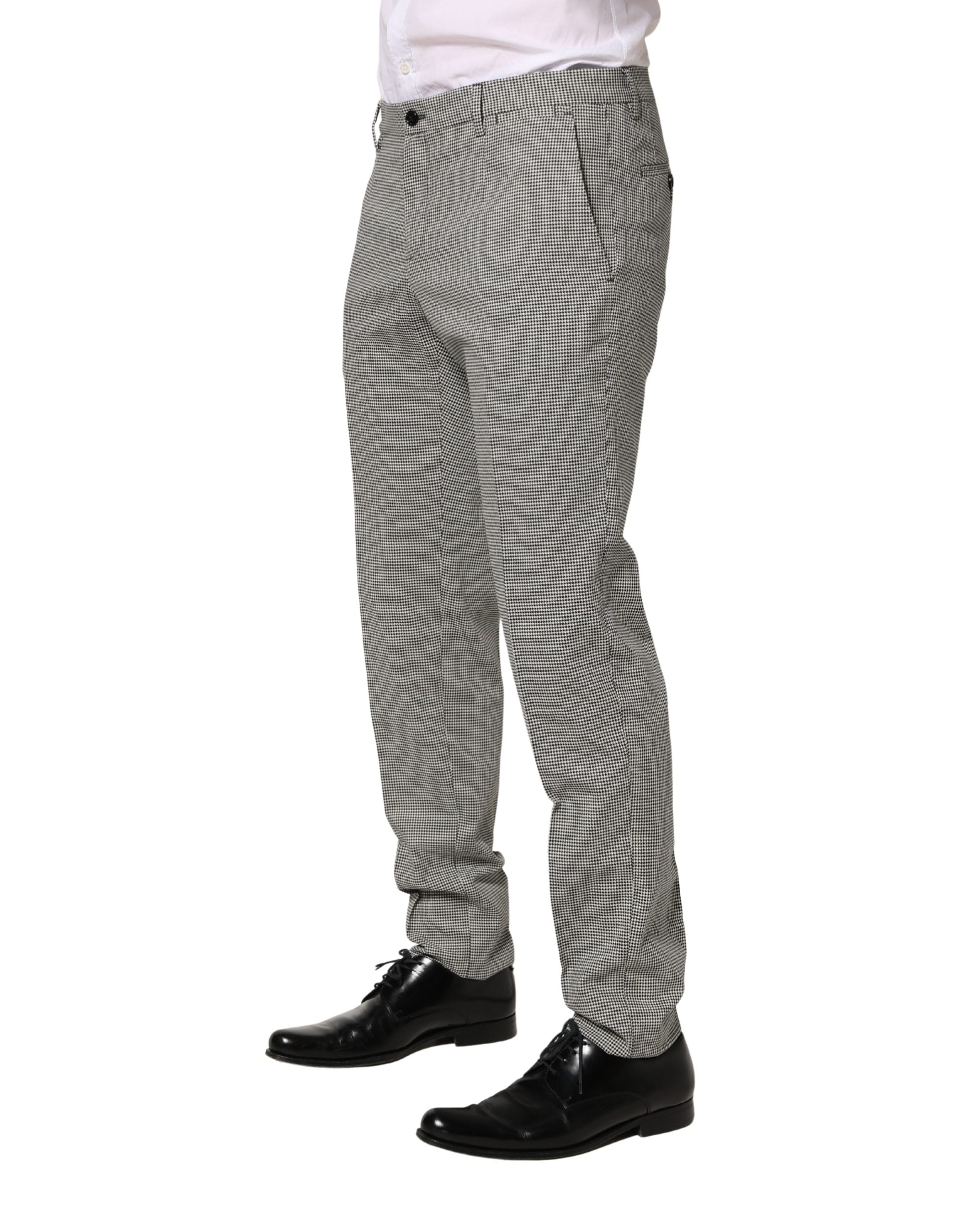 Cotton Dress Trousers — Gray