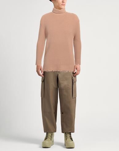 Man Turtleneck Camel Size 36 Wool