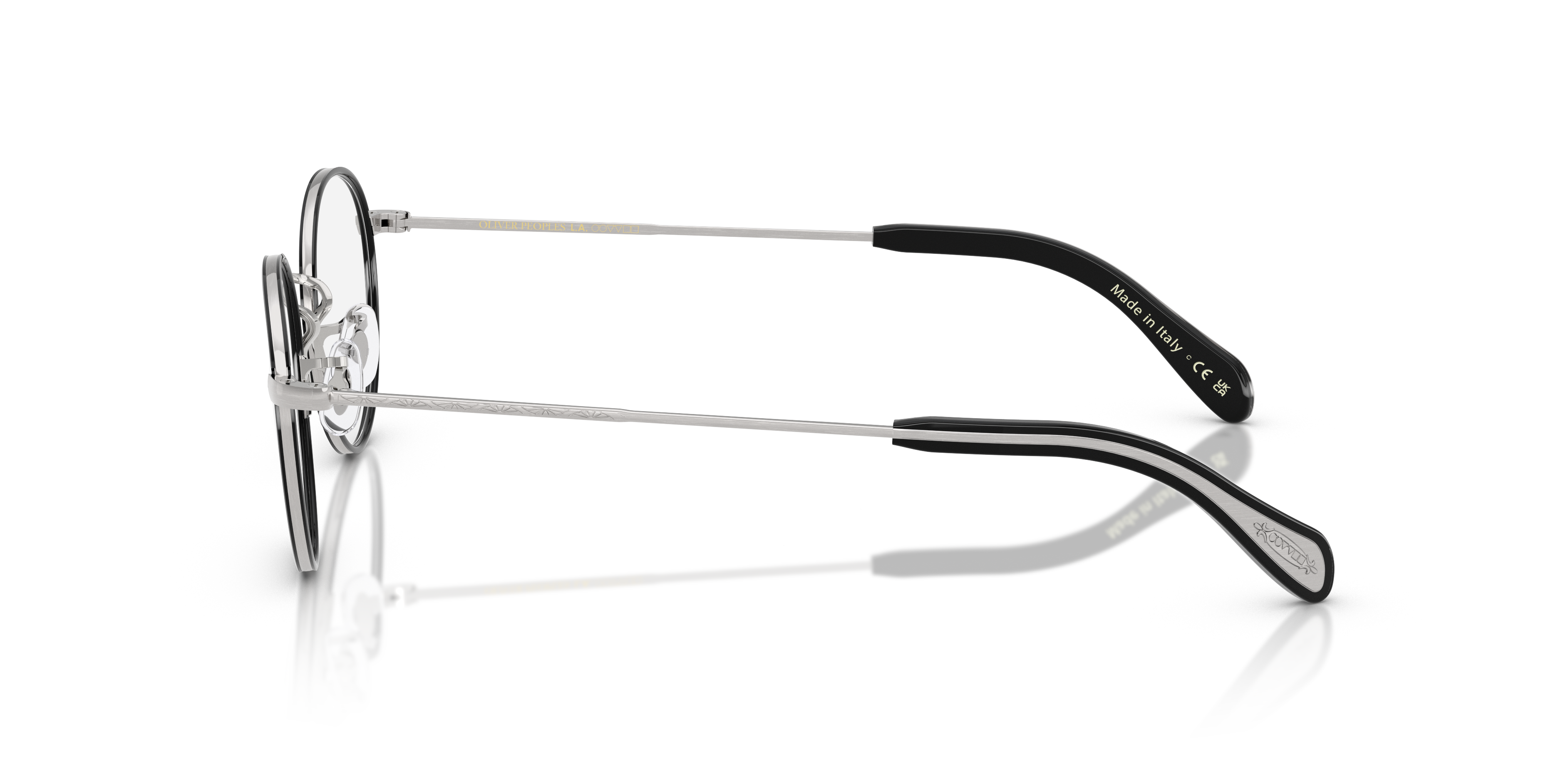 Oliver Peoples Herren Oliver Peoples OV1352 COLERIDGE II 5063 Optische Fassungen Metall Silber Transparent Pantos Norma