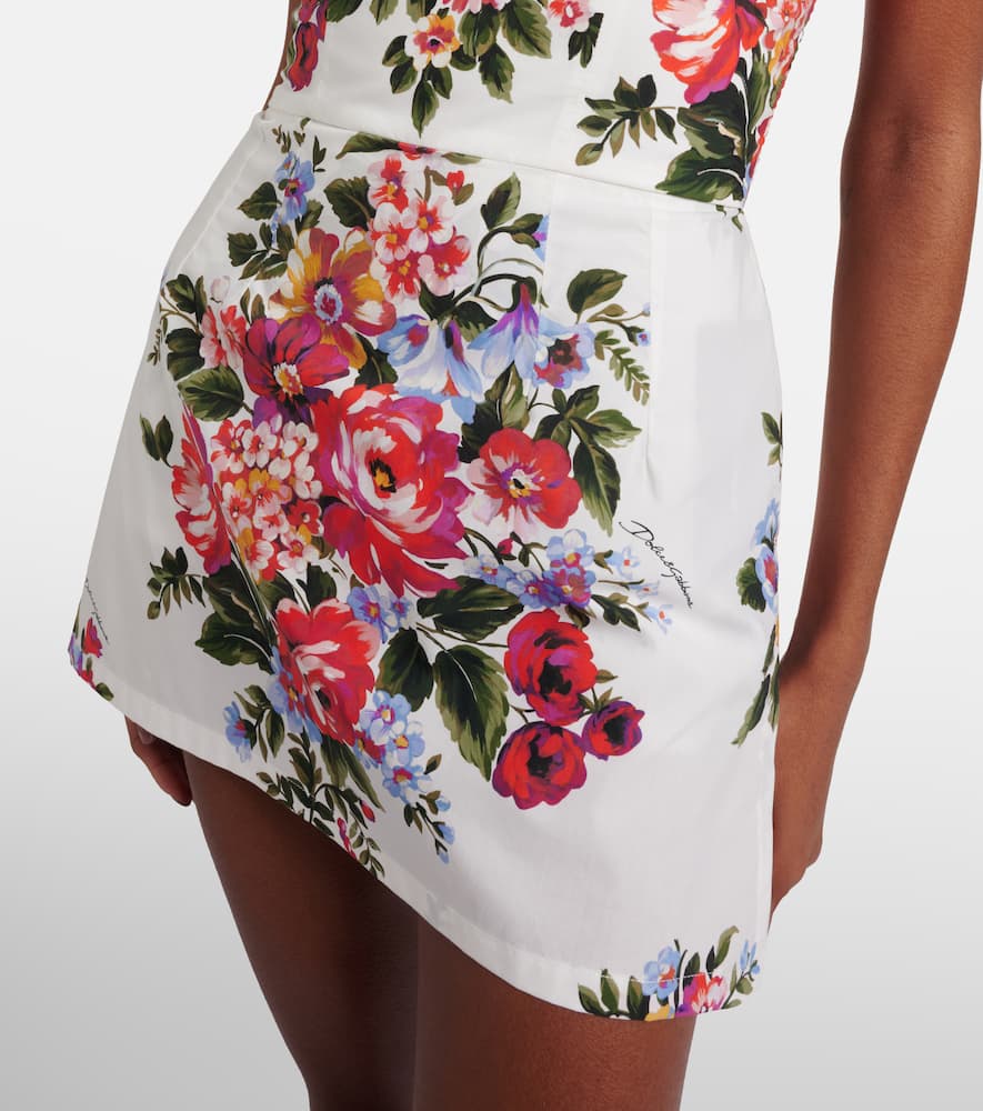 Floral cotton minidress