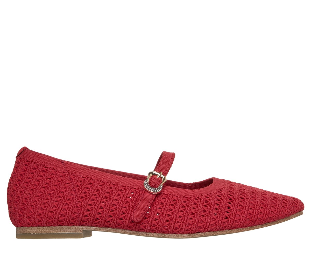 Skechers Women's Cleo Snip - Soft Promise Shoes in Red, 8, Vegan, Machine Washable