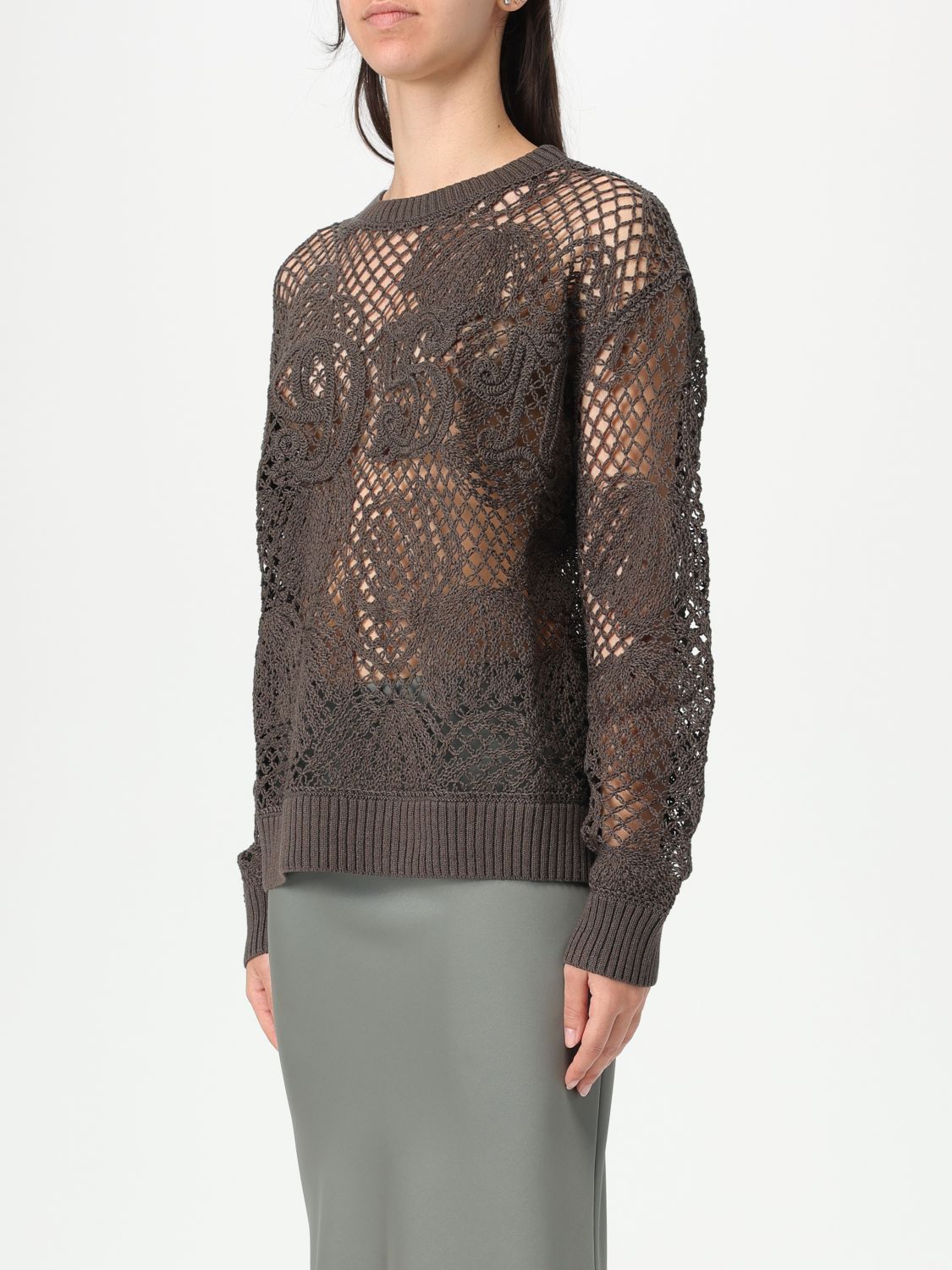 Sweater MAX MARA Woman color Brown