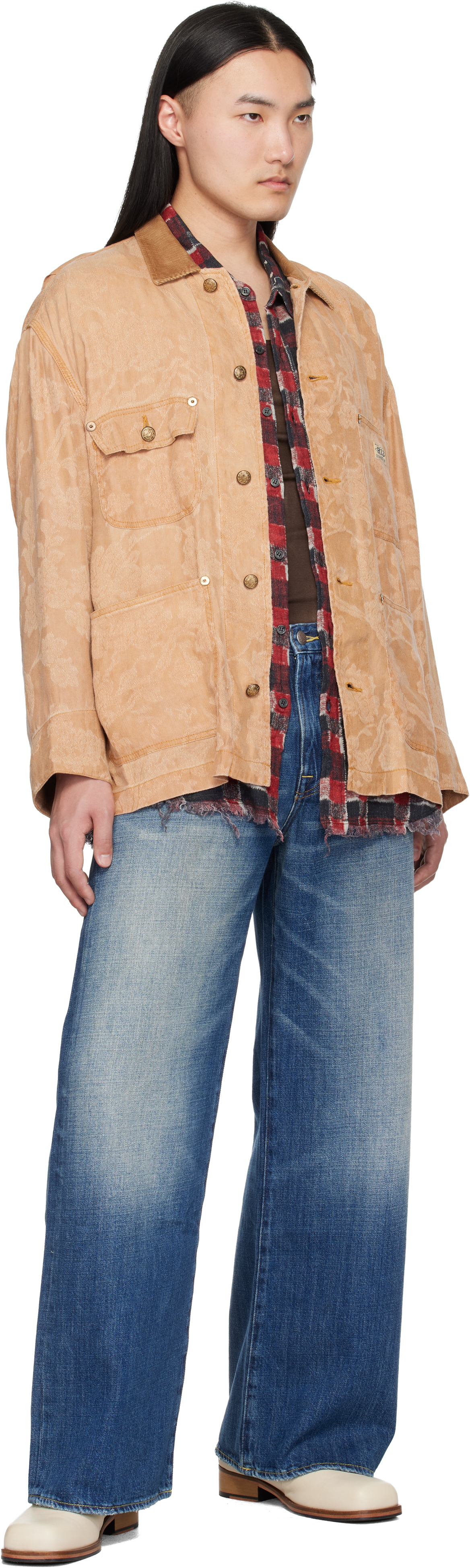 Orange Evelyn Chore Jacket
