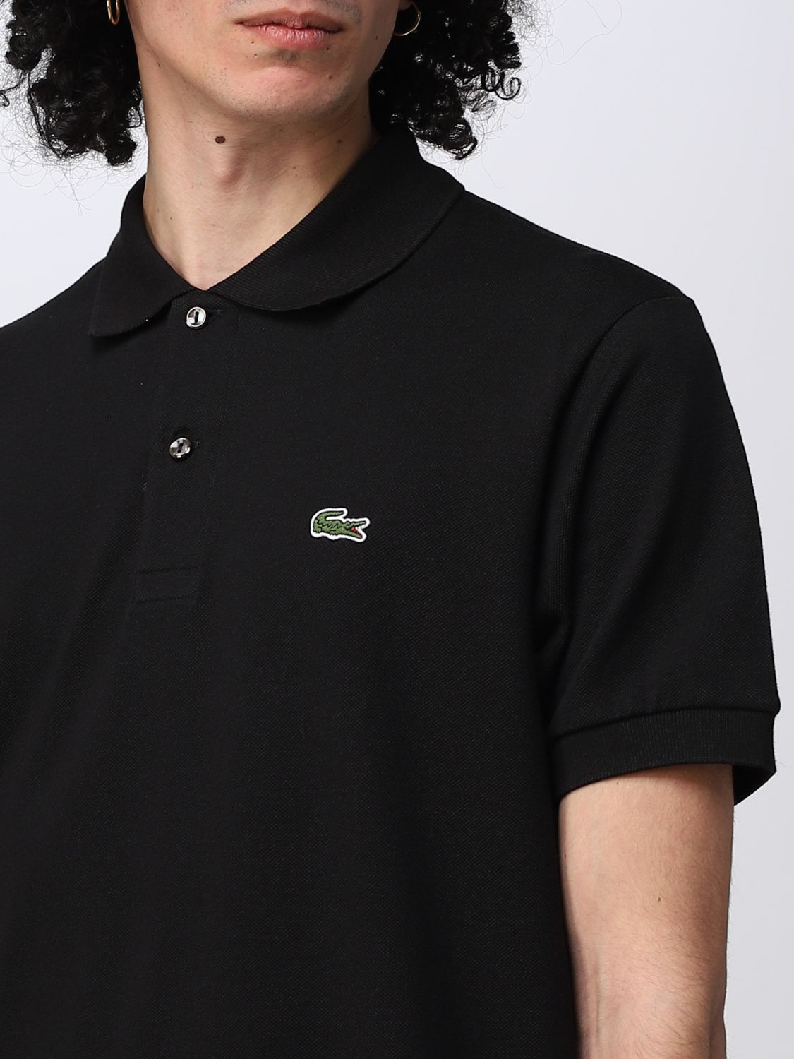 Polo Shirt Men color Black