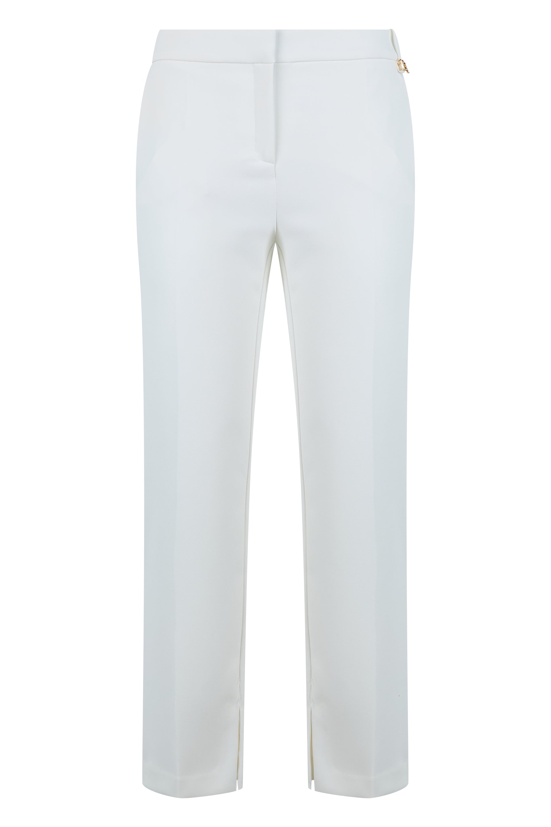 Crepe Pull-On Pants with Elastic Waist