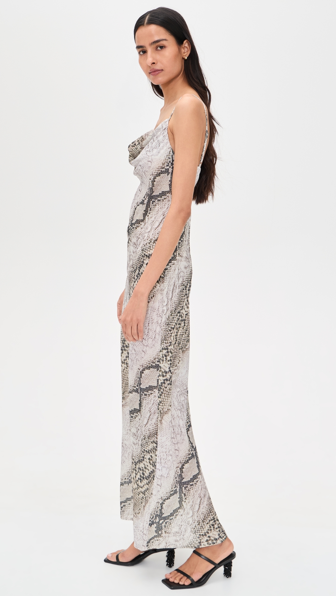 Fontana Maxi Dress Snake Print