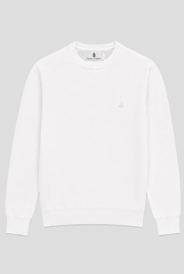 Knitted man white