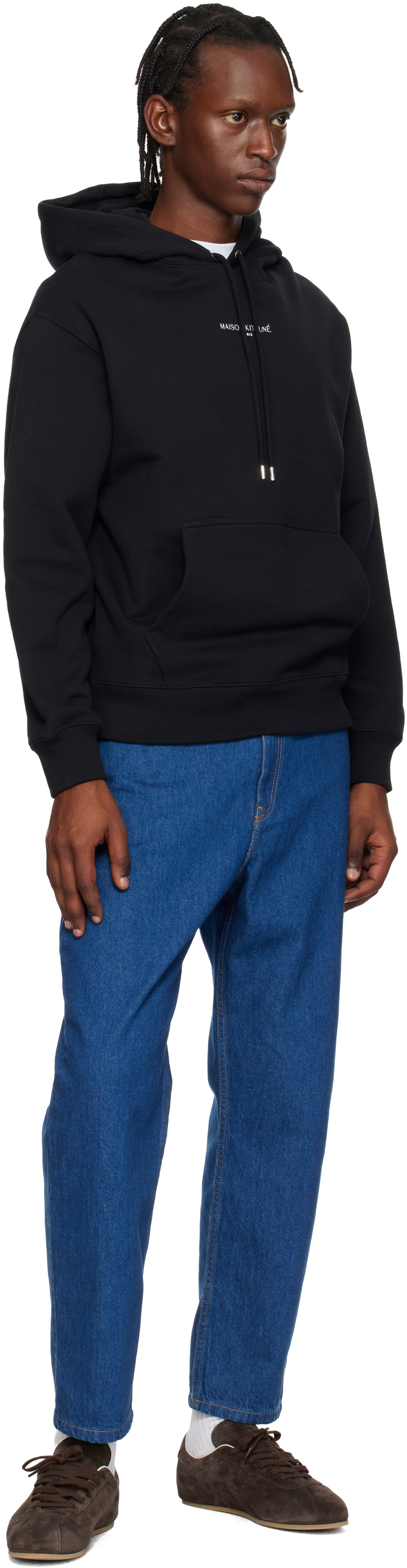 Blue Tapered Jeans
