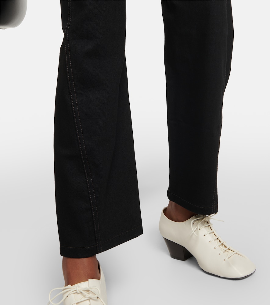 Mid-rise slim-straight jeans
