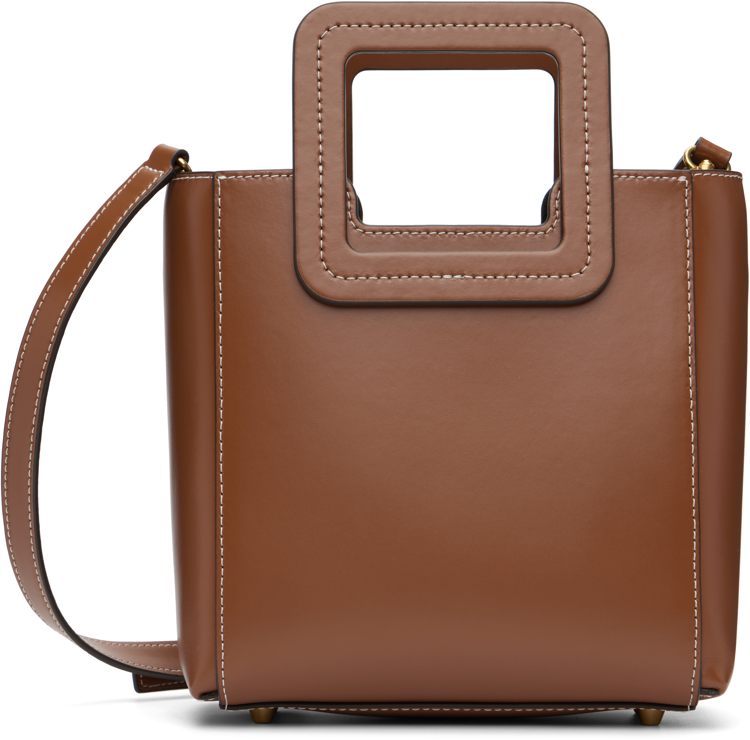 Tan Mini Shirley Leather Bag