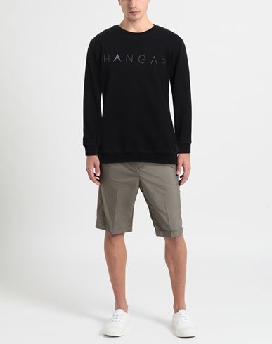 Man Sweatshirt Black Size S Cotton