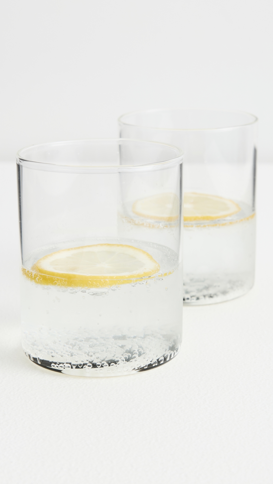 Swirl Tumbler Set of 2 Black/White One Size