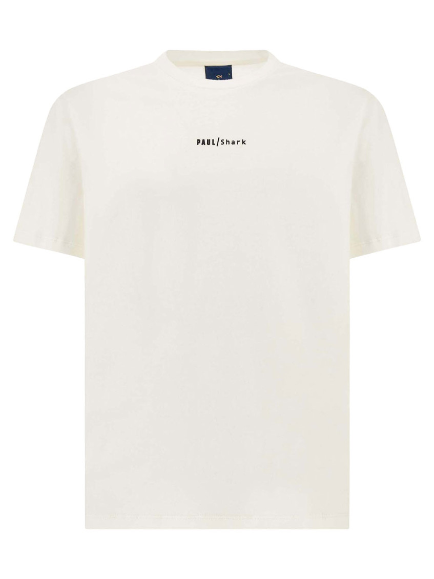White Crewneck Logo T-Shirt