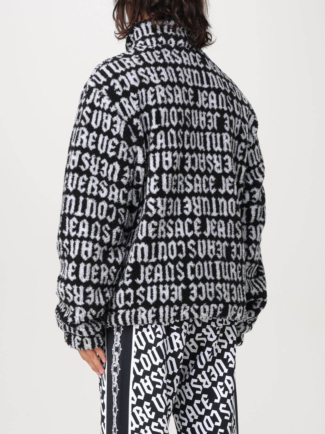 Logomania Teddy jacket - Black