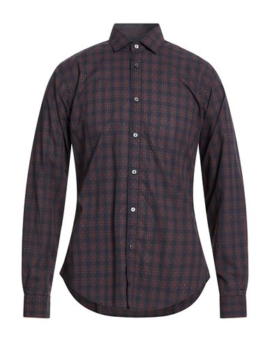 Man Shirt Midnight blue Size 16 Cotton