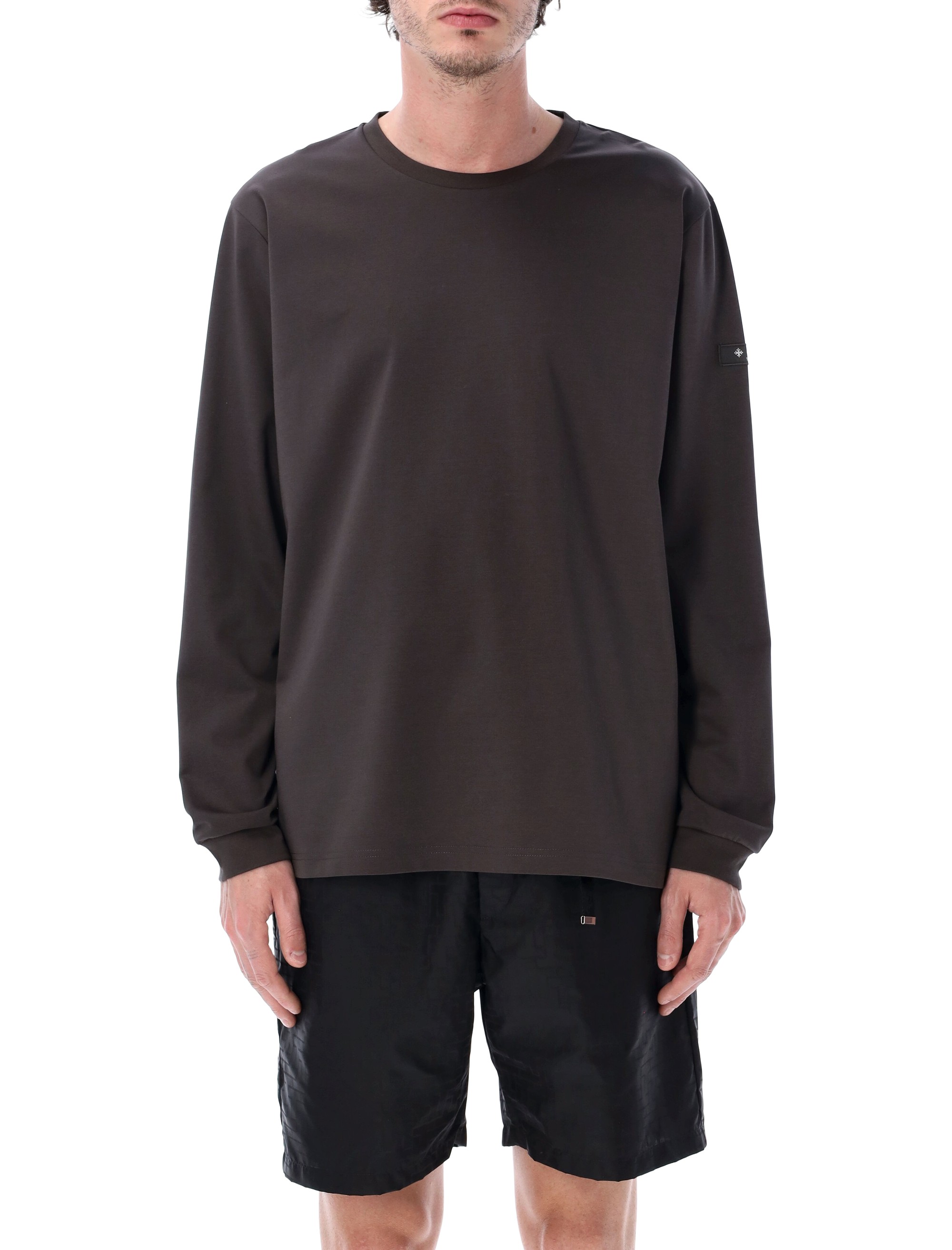 Osmo Long Sleeve T-Shirt Anthracite Cotton - Men