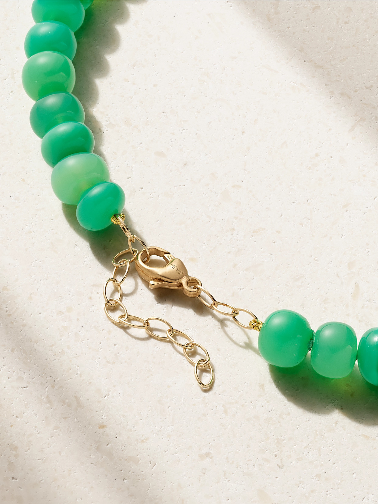 Gold Multi-stone Necklace - One size