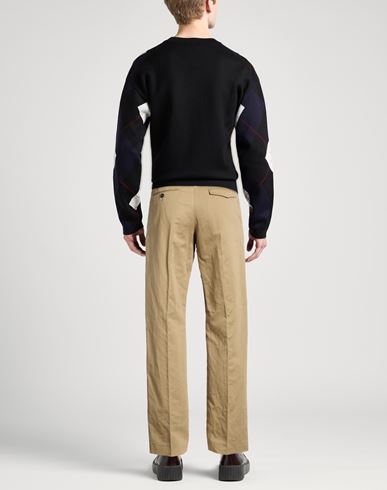 Man Pants Sand Size 40 Cotton, Linen