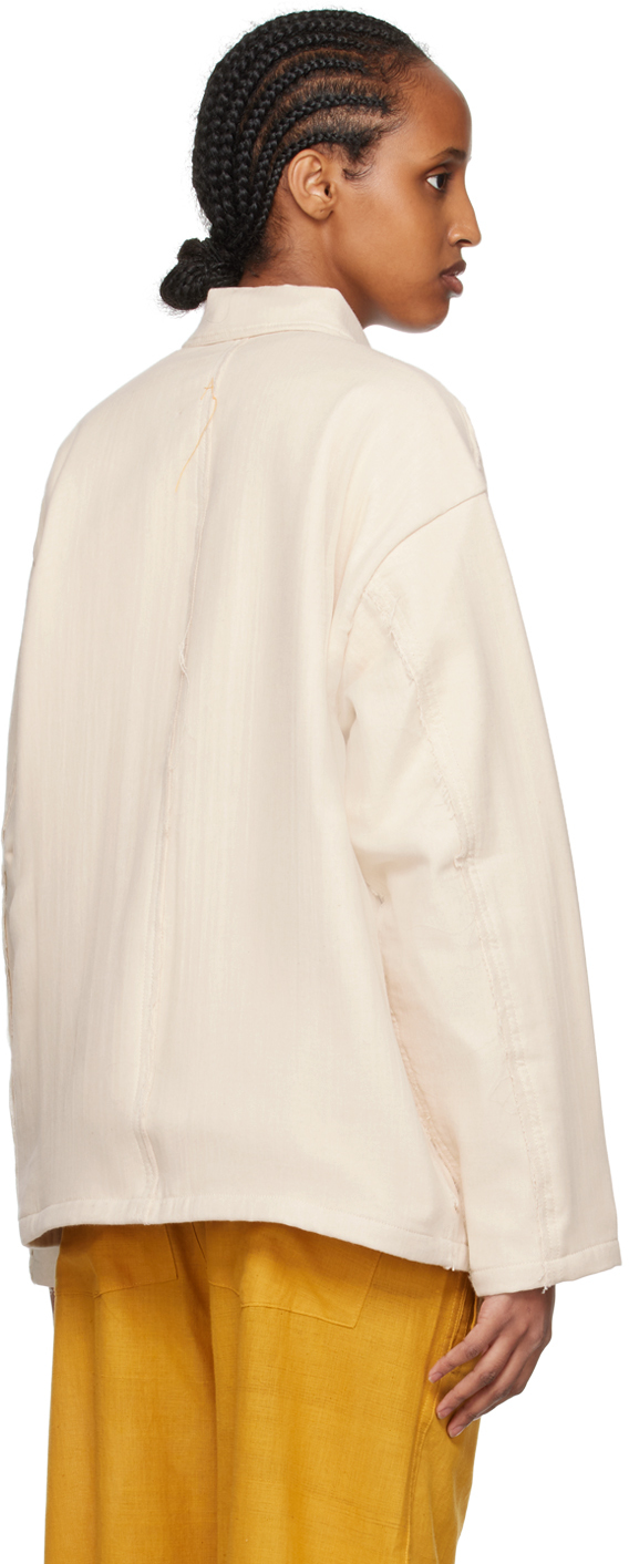 Off white cotton jacket