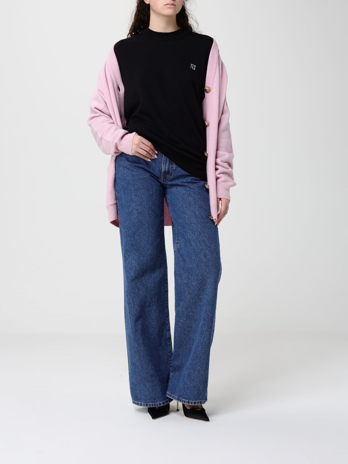 Sweatshirt Woman color Black