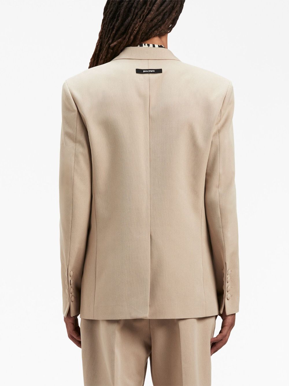 Fitted Retro single-breasted blazer - Neutrals