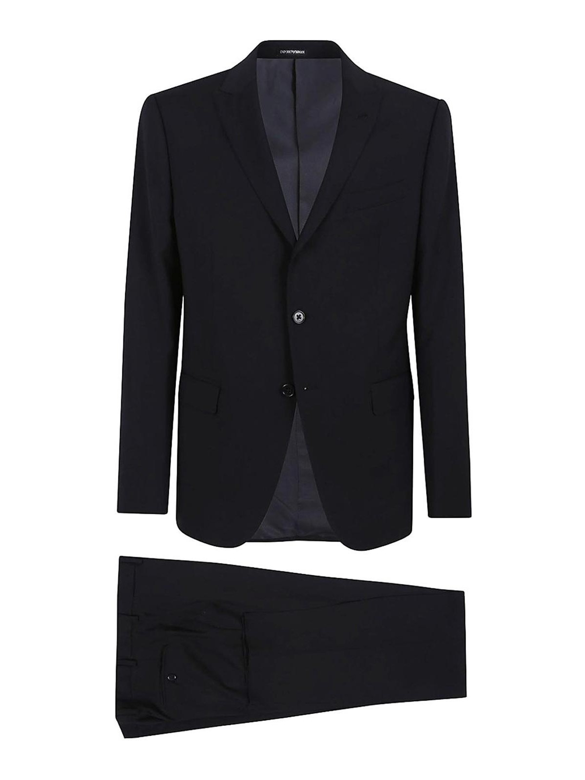 Wool Single-Breasted Suit