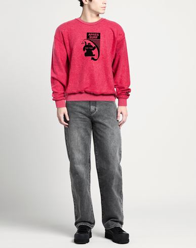Après Surf Man Sweatshirt Red Size L Cotton, Polyester