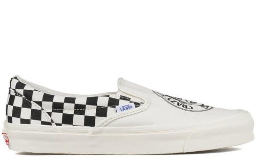 John Van Hammersveld x OG Classic Slip-On LX 'Checker - Marshmallow Black'