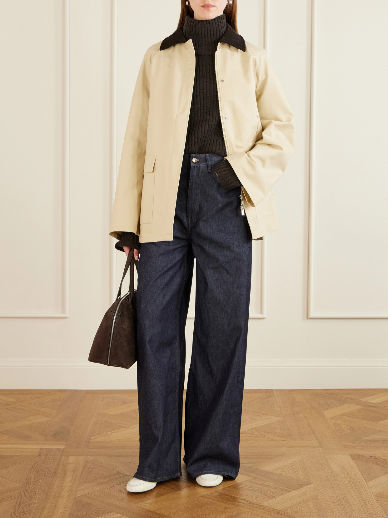 Slick Wide-leg Jeans - Blue