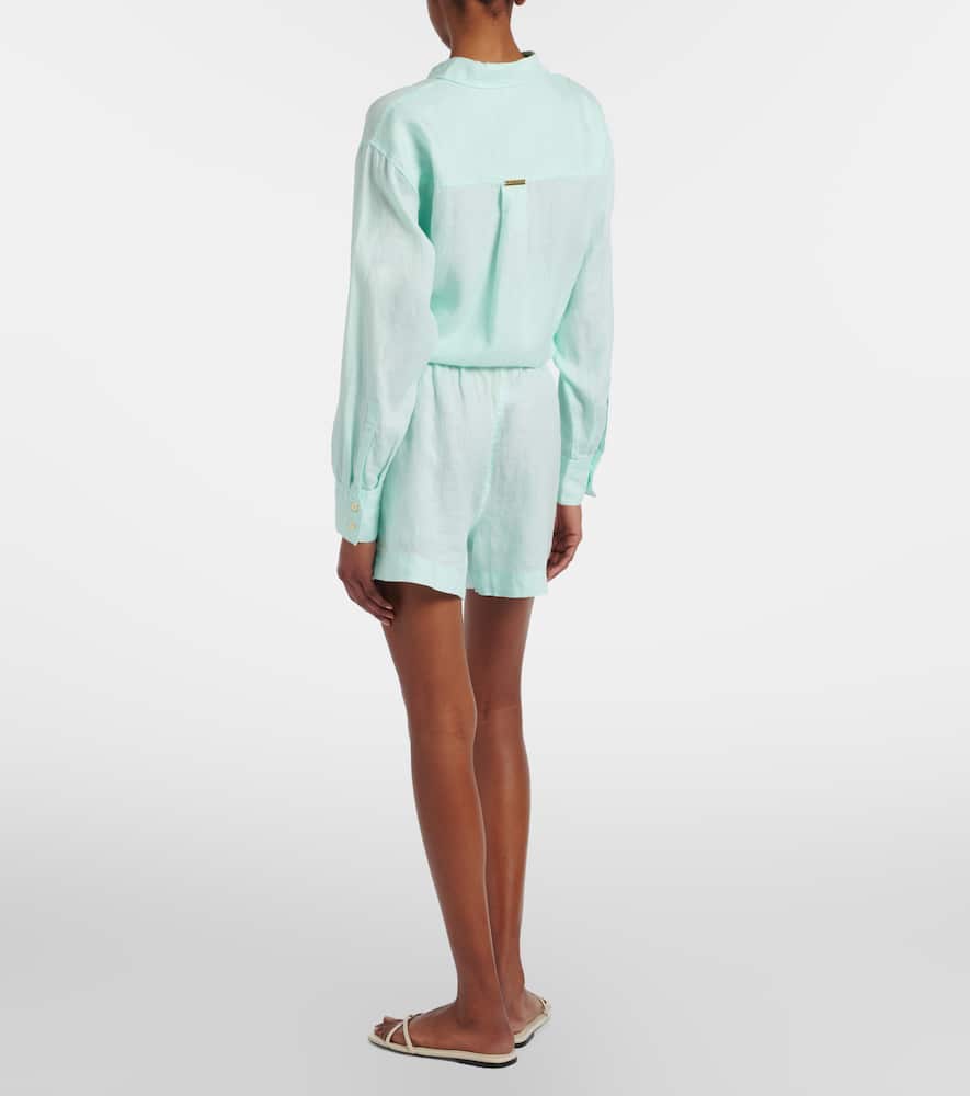 Corfu linen shorts