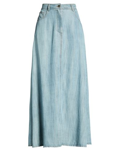 Woman Denim skirt Blue Size 6 Lyocell