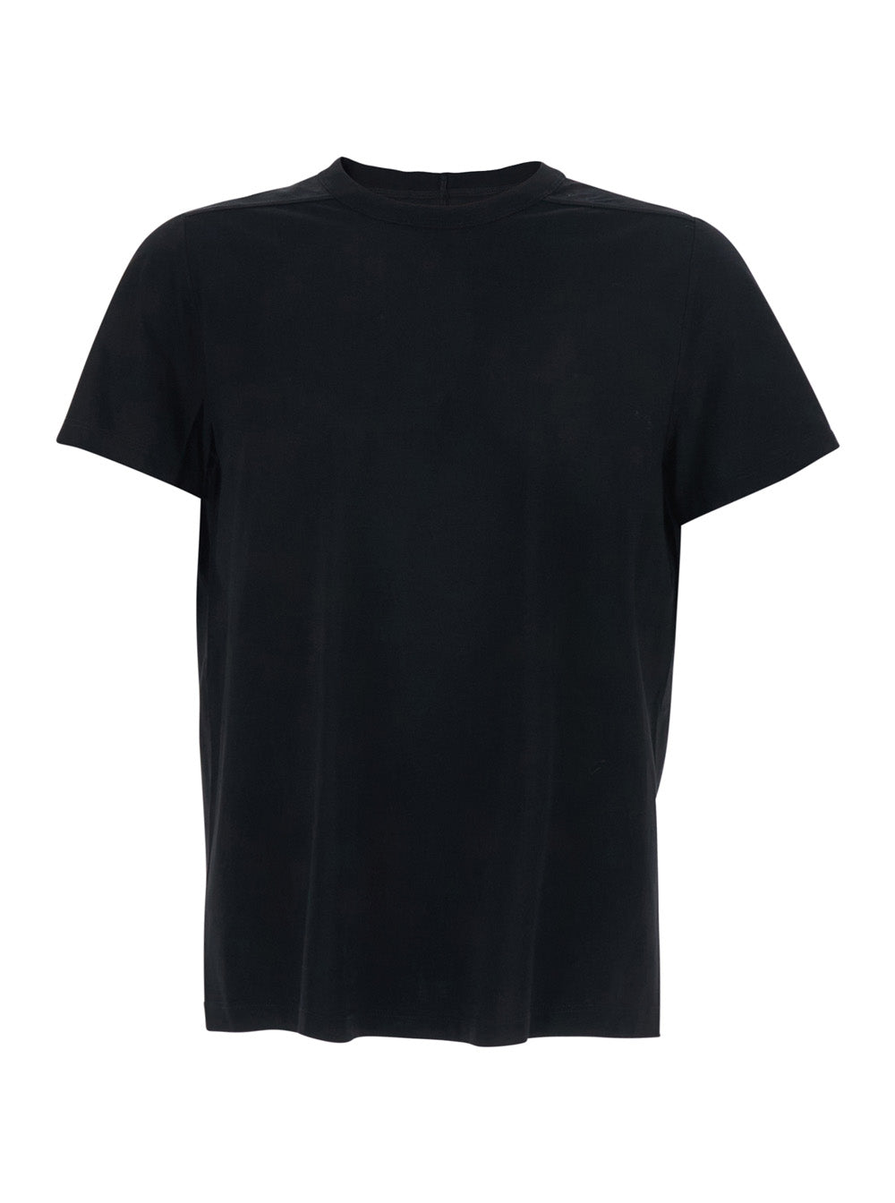 Cotton Crew Neck T-Shirt — Black