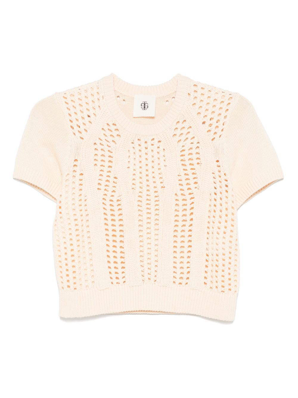 Open-knit sweater - Neutrals