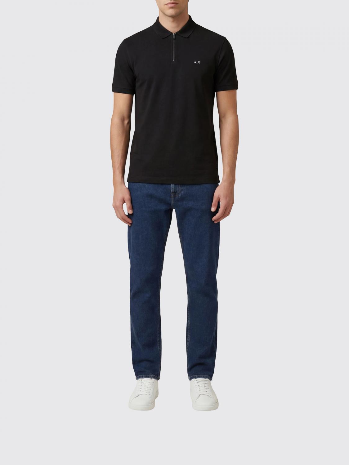 Polo Shirt Men color Navy