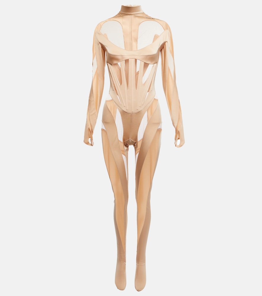 Paneled jumpsuit