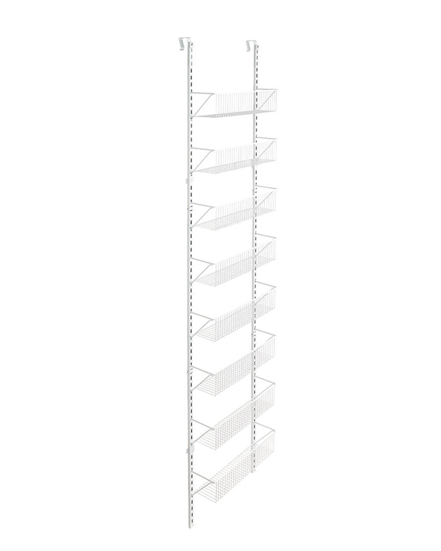 Adjustable Wall or Door Mount Wire Basket Organizer