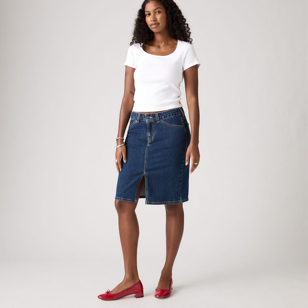 Low Midi Skirt