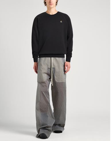 Man Sweatshirt Black Size XS Organic cotton