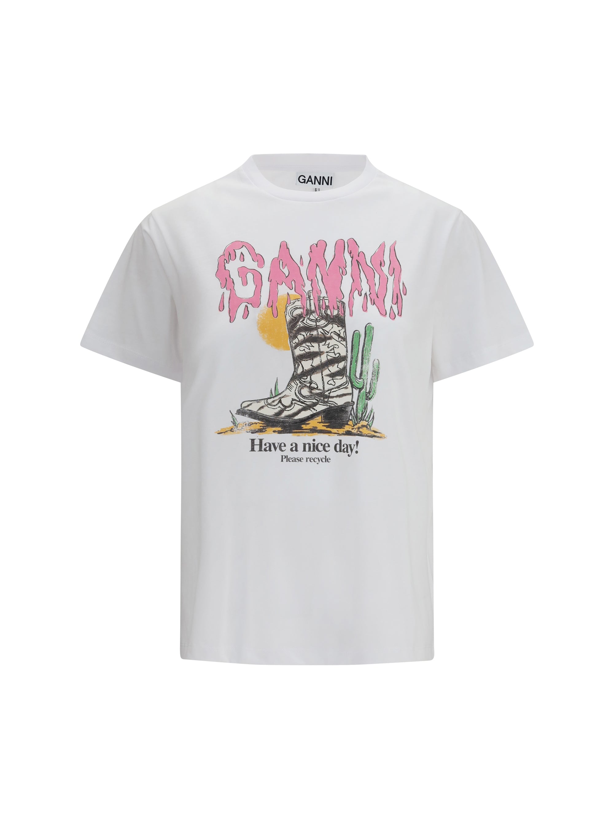 Graphic Print T-Shirt — White