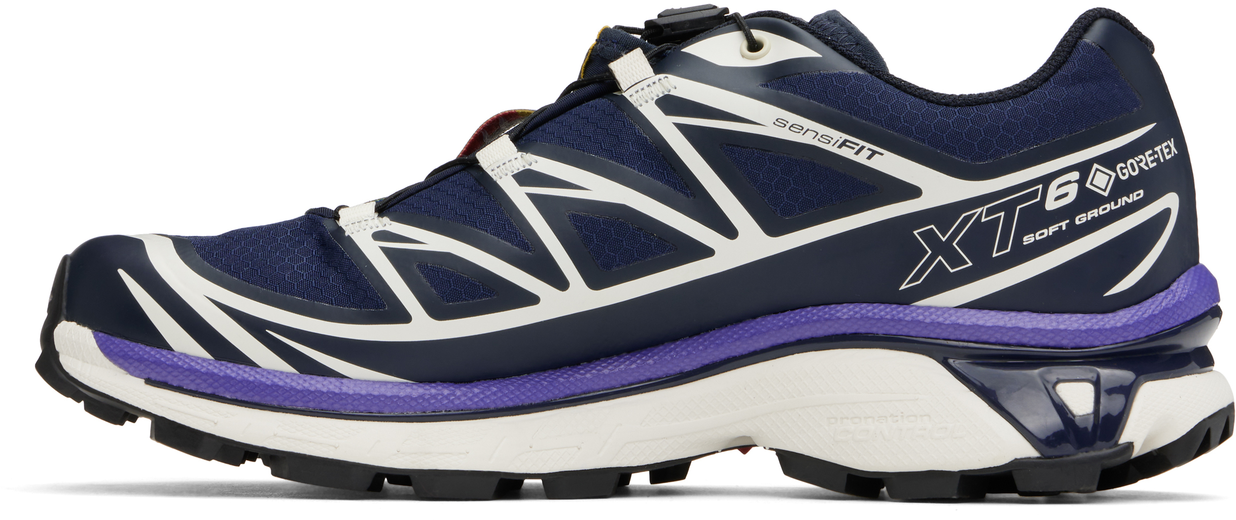 Salomon Navy & Off-White XT-6 GORE-TEX Sneakers