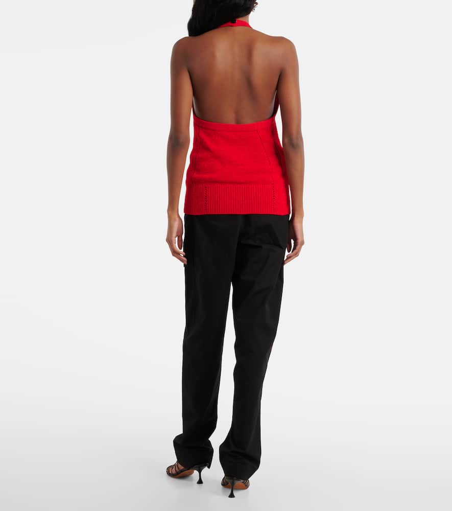 Leona knitted halterneck top