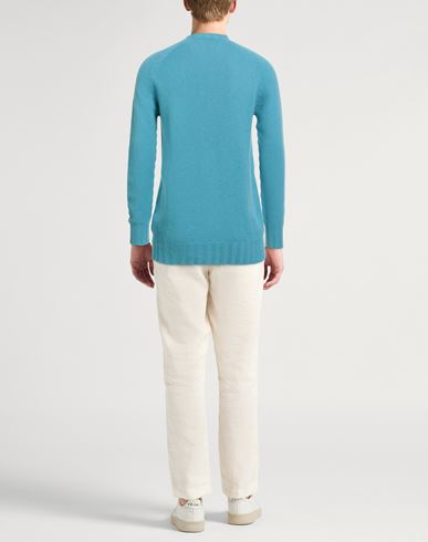 Man Sweater Azure Size 38 Cashmere