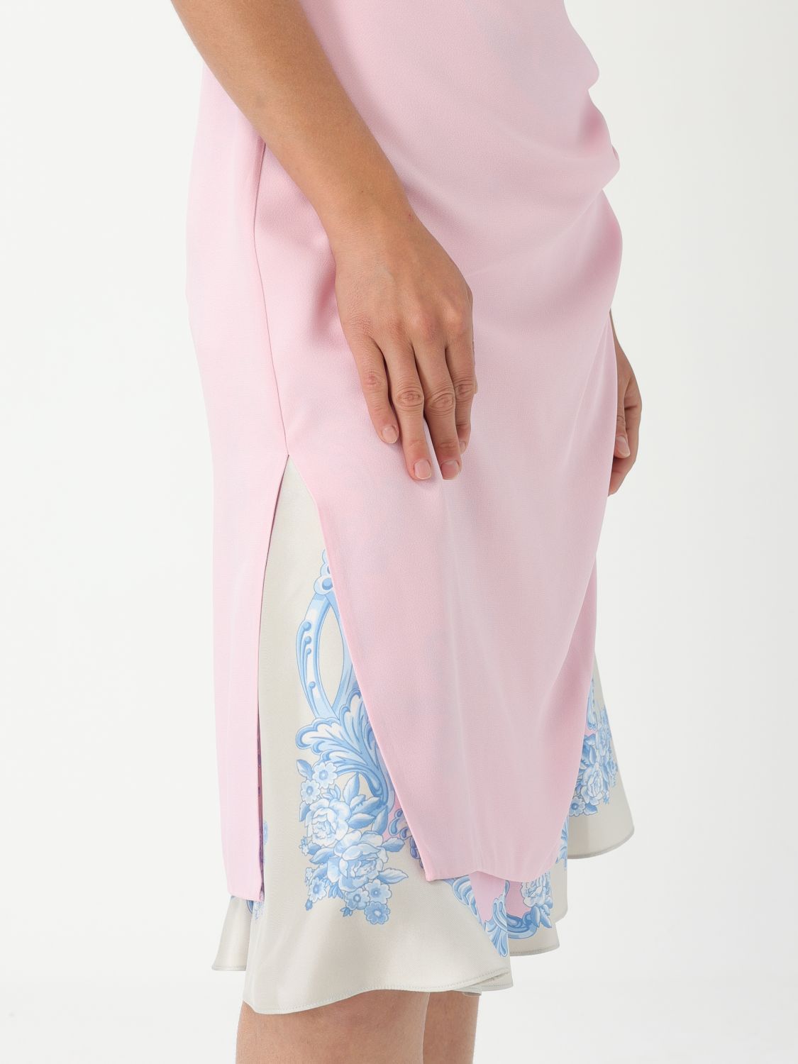 Versace draped mini dress - Pink