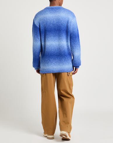 Man Sweater Light blue Size 46 Baby alpaca wool, Nylon